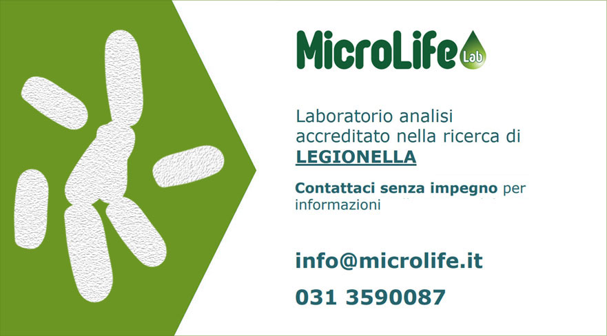Richiedi informazioni su analisi Legionella